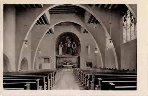 Ak Ulm an der Donau, Inneres des Suso Gedächtniskirche