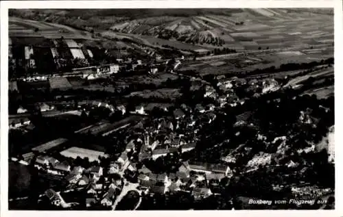 Ak Boxberg in Baden, Fliegeraufnahme