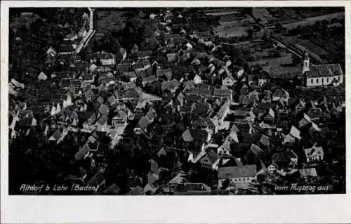 Ak Altdorf (bei Lahr) Ettenheim in Baden, Fliegeraufnahme