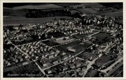 Ak Aulendorf in Württemberg, Fliegeraufnahme