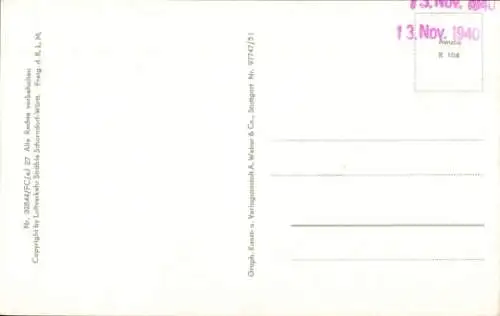 Ak Aulendorf in Württemberg, Fliegeraufnahme