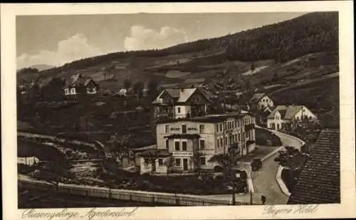 Ak Jagniątków Agnetendorf Jelenia Góra Hirschberg Riesengebirge Schlesien, Beyers Hotel
