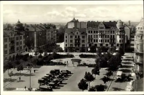 Ak Örebro Schweden, Marktplatz