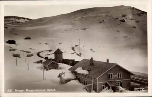 Ak Bergen Norwegen, Bergensbanen Opset