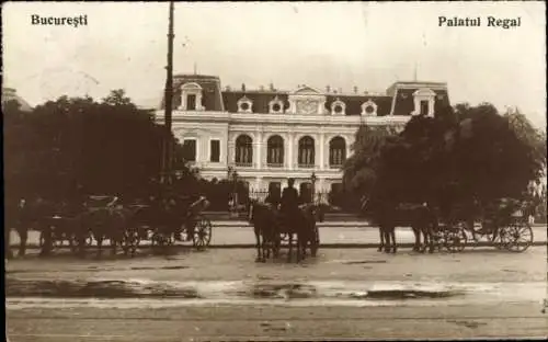 Ak București Bukarest Rumänien, Palatul Regal