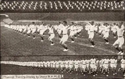 Ak Physical Training Display by Depot R.A.M.C., Turnen