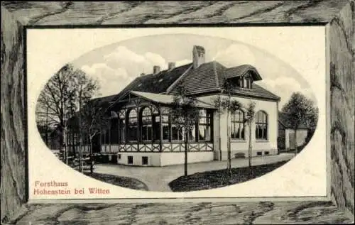 Präge Passepartout Ak Hohenstein Witten an der Ruhr, Forsthaus