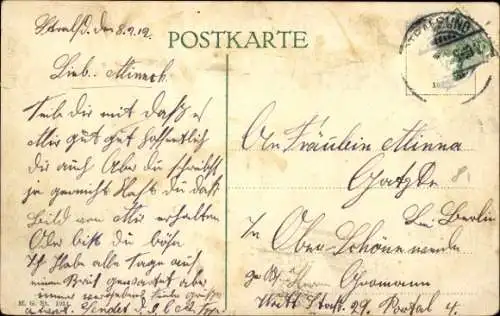 Ak Stralsund in Vorpommern, Kniepertor