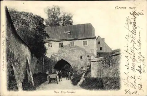 Ak Görlitz in der Lausitz, Finstertor