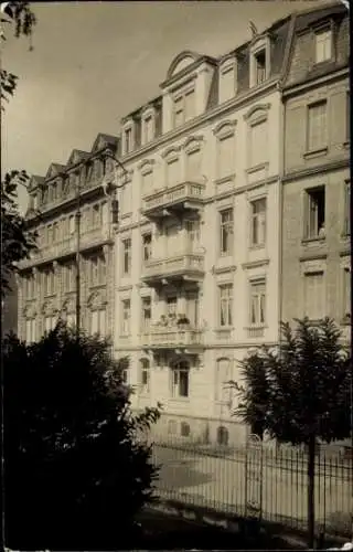 Foto Ak Mulhouse Mülhausen Elsass Haut Rhin, Häuserreihe