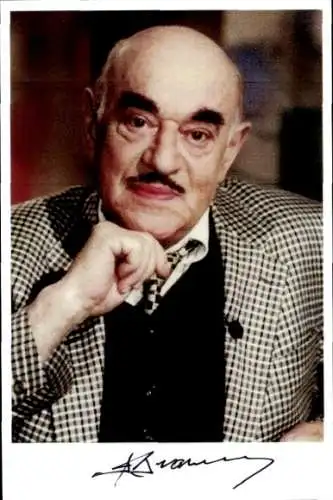 Ak Schauspieler Artur Brauner, Portrait, Autogramm