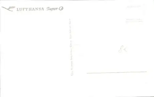 Ak Flugzeug Lufthansa Super G, D-ALID, Propeller