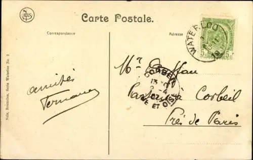 Ak Waterloo Wallonisch-Brabant, Bauernhof Mont Saint-Jean