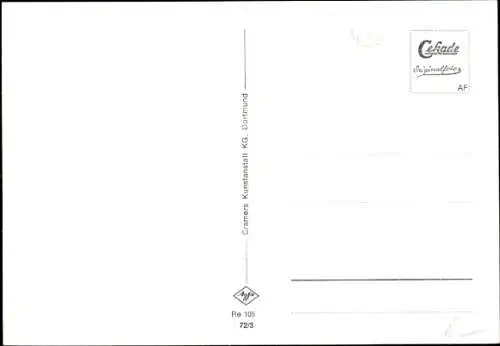 Ak Recklinghausen, Stadt der Ruhrfestspiele, Teilansicht, Kirche