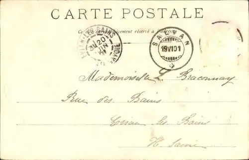 Ak Triquent Kt. Wallis Schweiz, Blick auf Ortschaft