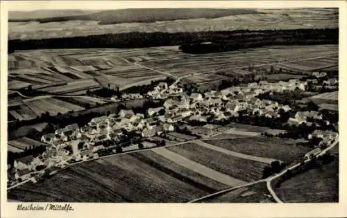 Ak Westheim Mittelfranken, Fliegeraufnahme