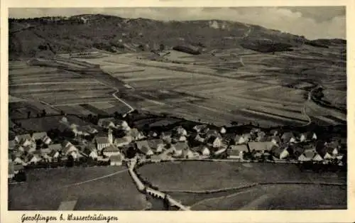 Ak Gerolfingen in Mittelfranken Bayern, Fliegeraufnahme