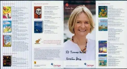 Autogramm Kirsten Boie, Kinderbuchautorin, Portrait
