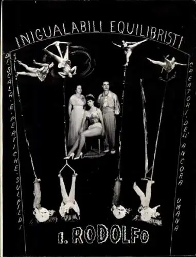 Foto Varieté, Seiltänzer, Rodolfo