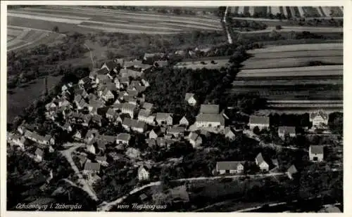 Ak Ochsenburg Zaberfeld in Württemberg, Fliegeraufnahme