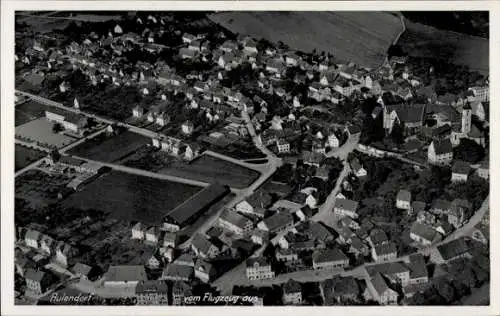 Ak Aulendorf in Württemberg, Fliegeraufnahme