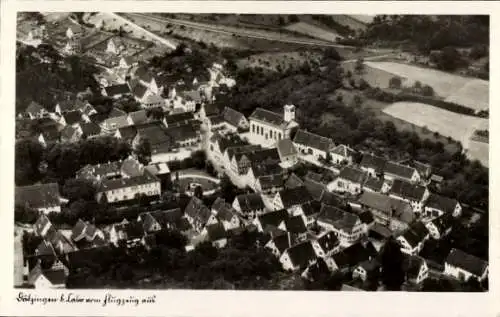 Ak Ditzingen in Württemberg, Fliegeraufnahme