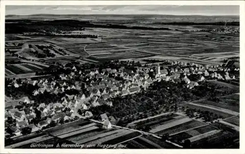 Ak Gärtringen in Württemberg, Fliegeraufnahme
