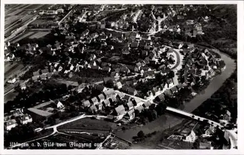 Ak Uhingen an der Fils, Fliegeraufnahme