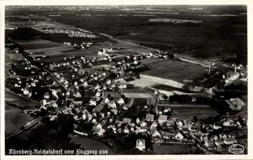 Ak Reichelsdorf Nürnberg in Mittelfranken Bayern, Fliegeraufnahme