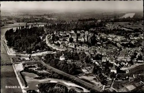 Ak Breisach am Oberrhein, Fliegeraufnahme