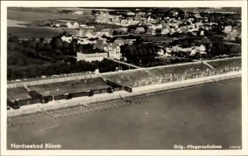 Ak Nordseebad Büsum, Fliegeraufnahme
