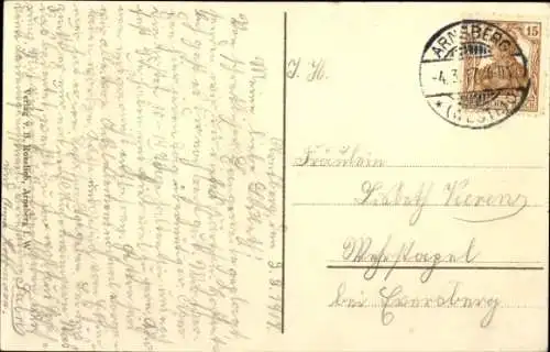 Ak Arnsberg im Sauerland Westfalen, Marienhospital