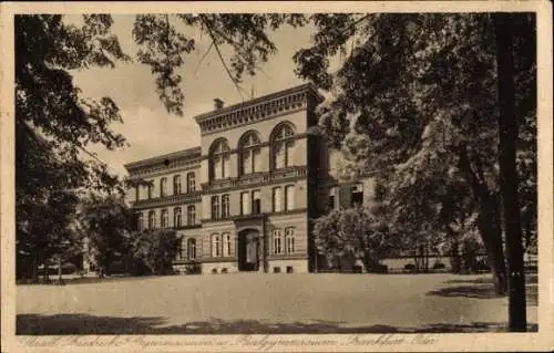 Ak Frankfurt an der Oder, Gymnasium