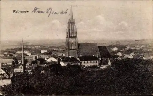 Ak Rathenow im Havelland, Kirche