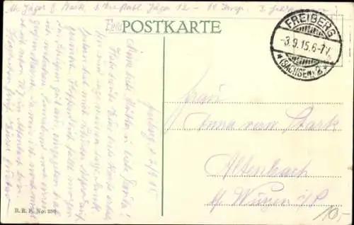 Ak Freiberg in Sachsen, Hornstraße, Kirche