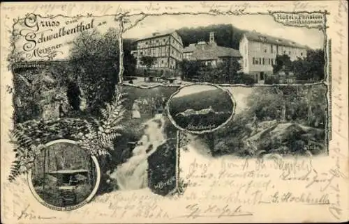 Passepartout Ak Meißner in Hessen, Schwalbenthal, Hotel