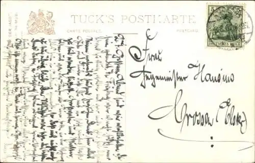 Künstler Ak Treiber vor der Jagd