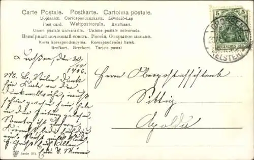 Künstler Ak Jäger liest Zeitung, Fuchs