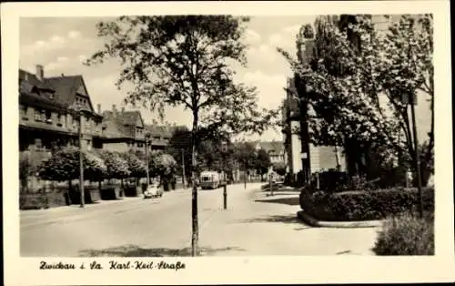 Ak Zwickau in Sachsen, Karl-Marx-Straße