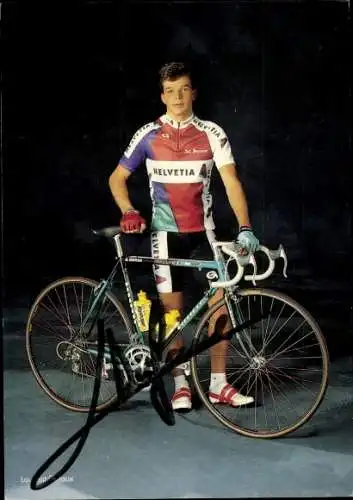 Ak Radrennfahrer Laurent Dufaux, Autogramm