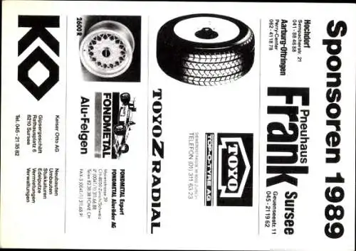 Ak Radrennfahrer Karl Kälin, Autogramm