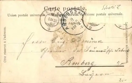 Foto Ak Zeppelin über einer Ortschaft, Luftschiff Viktoria Luise, LZ 11