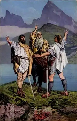 Künstler Ak Der Rütlischwur