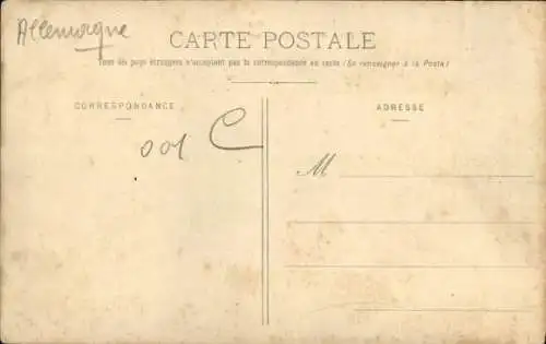 CPA Infanterie Allemande, Feu a volonte dans un abri de campagne