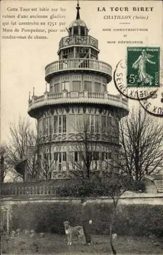 Ak Chatillon Hauts de Seine, La Tour Biret