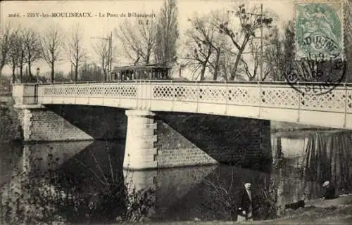 Ak Issy les Moulineaux Hauts de Seine, Le Pont de Billancourt