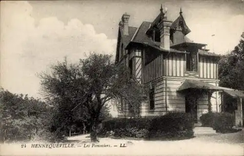 Ak Hennequeville Calvados, Les Pommiers