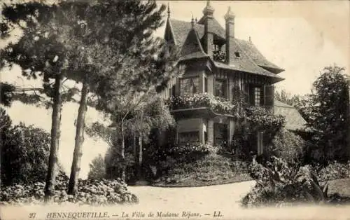 Ak Hennequeville Calvados, La Villa de Madame Rejane
