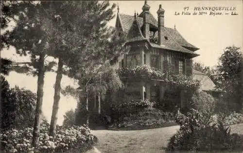 Ak Hennequeville Calvados, Villa de Madame Rejane