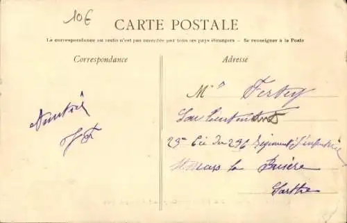 Ak Dives sur Mer Calvados, Hostellerie Guillaume le Conquerant, Entree principale